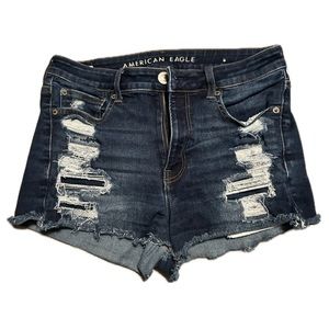 American Eagle Next Level Stretch Jean Shorts (size:6)
